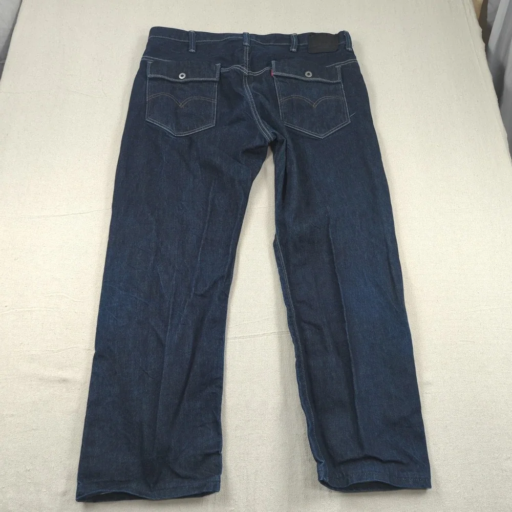 Levis Jeans Mens 40x32‎ Blue 569 Loose Baggy Relaxed Flap Pocket Casual